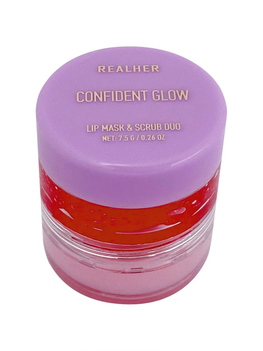 REALHER Confident Glow Mini Lip Mask & Scrub Duo NEW